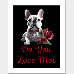 Vday French Bulldog Posters and Art